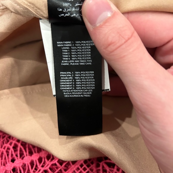 Self-Portrait Fuchsia Spiral Dress - Picture 5 of 6